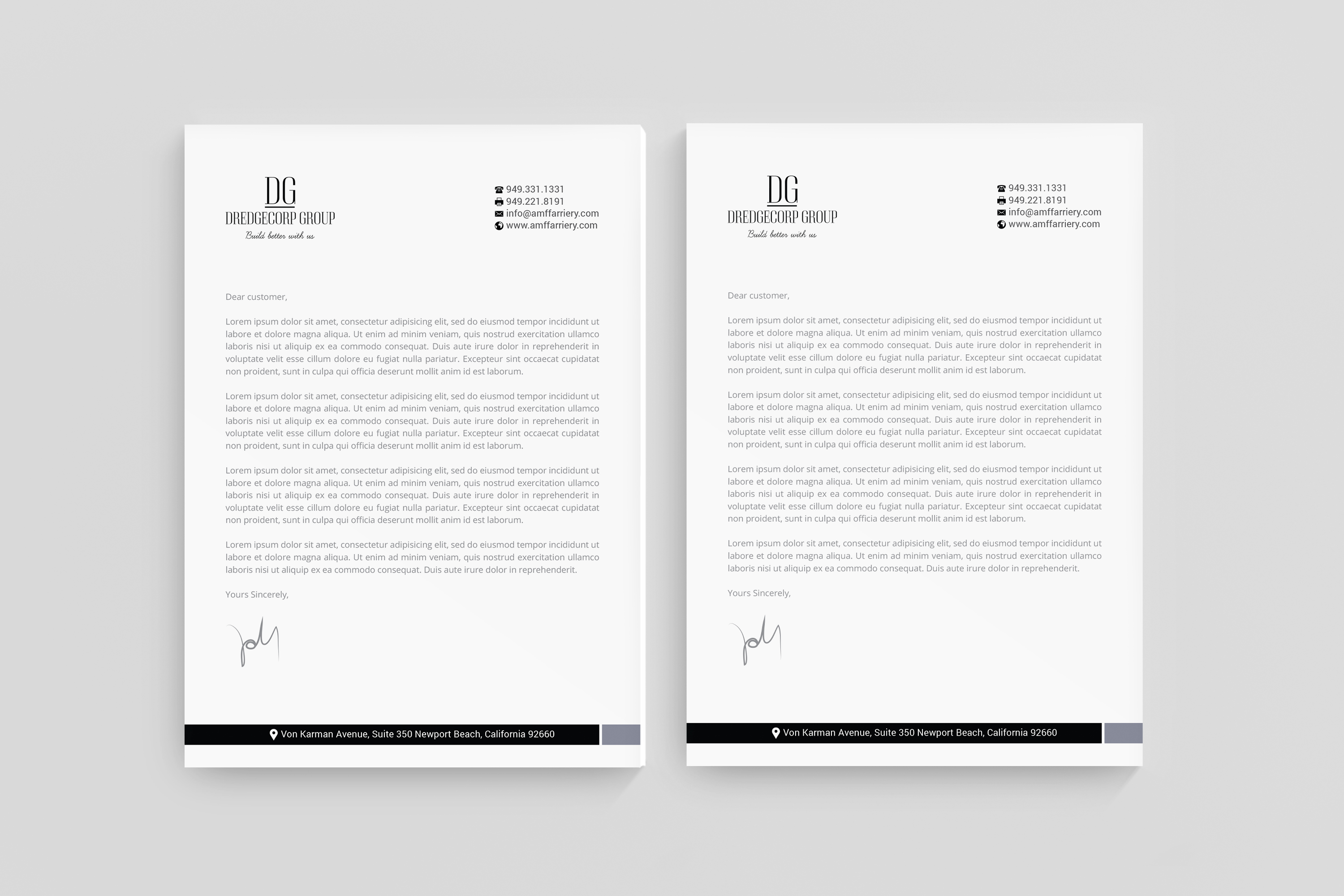 Letterhead Design by R.design for this project | Design #25154865