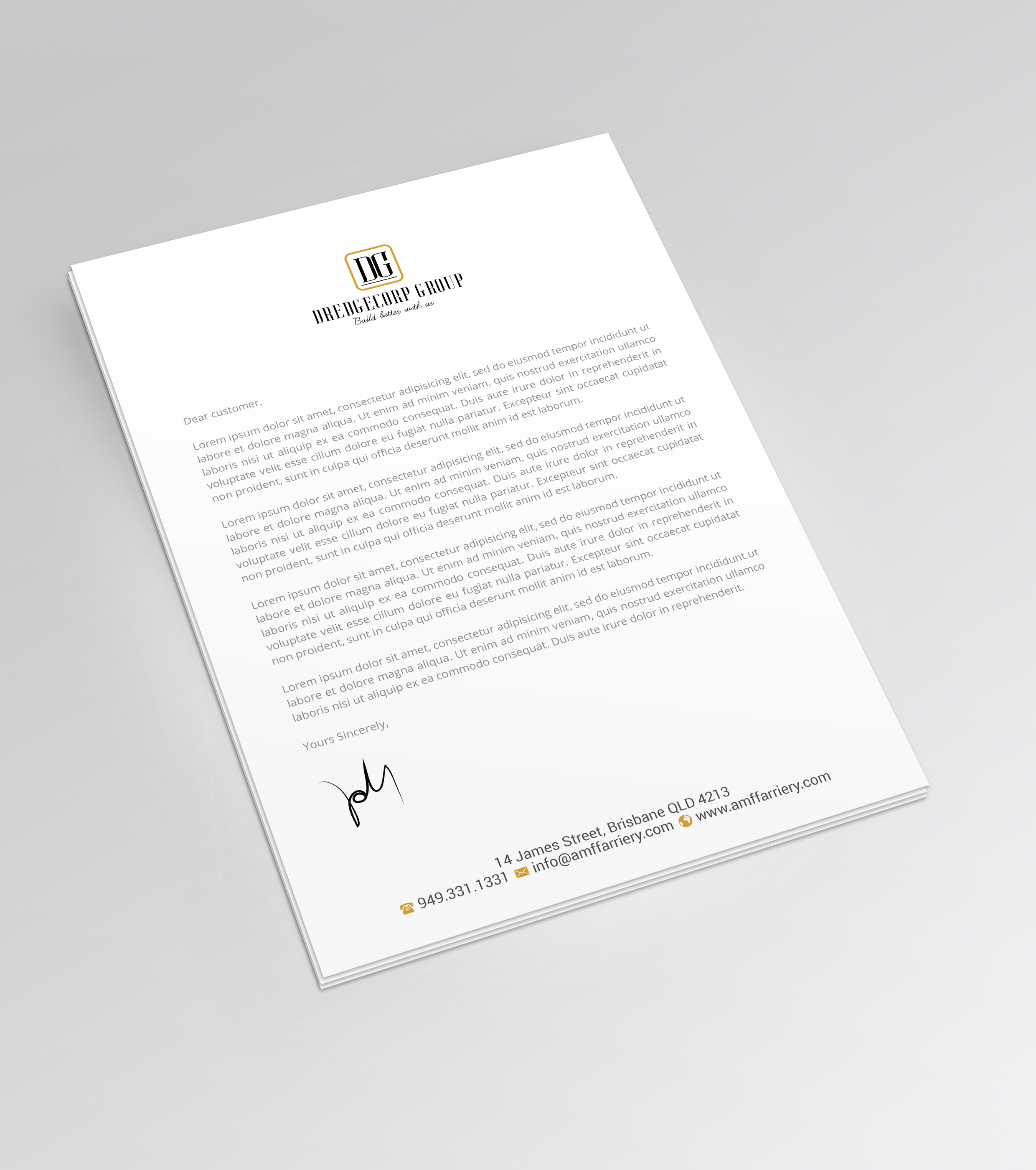 Letterhead Design by R.design for this project | Design #25160346