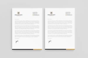 Letterhead Design by R.design for this project | Design: #25160496
