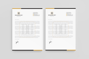 Letterhead Design by R.design for this project | Design: #25160514