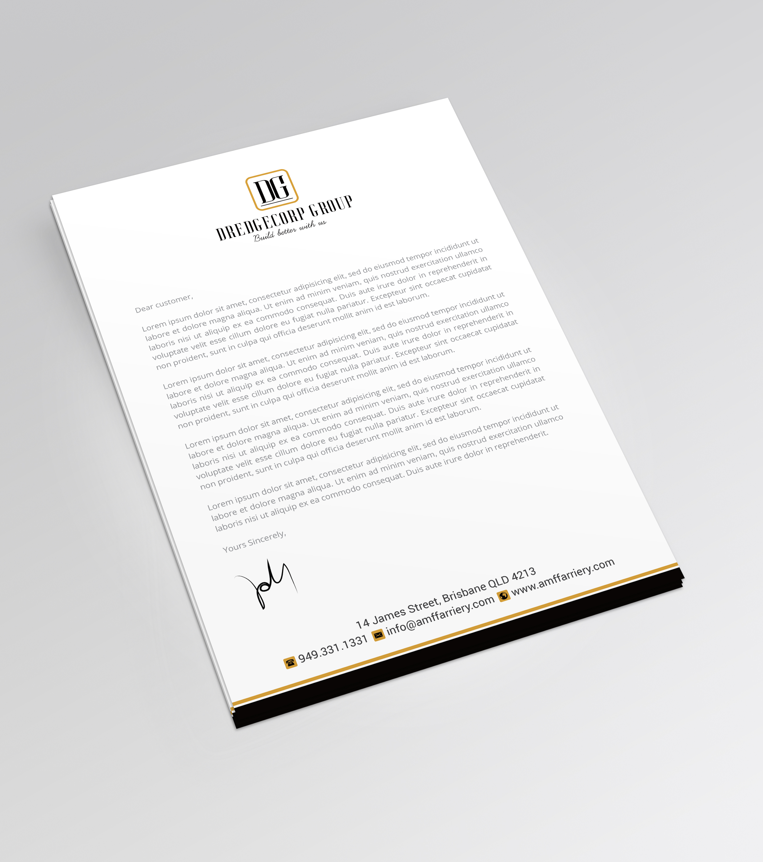 Letterhead Design by R.design for this project | Design #25161000