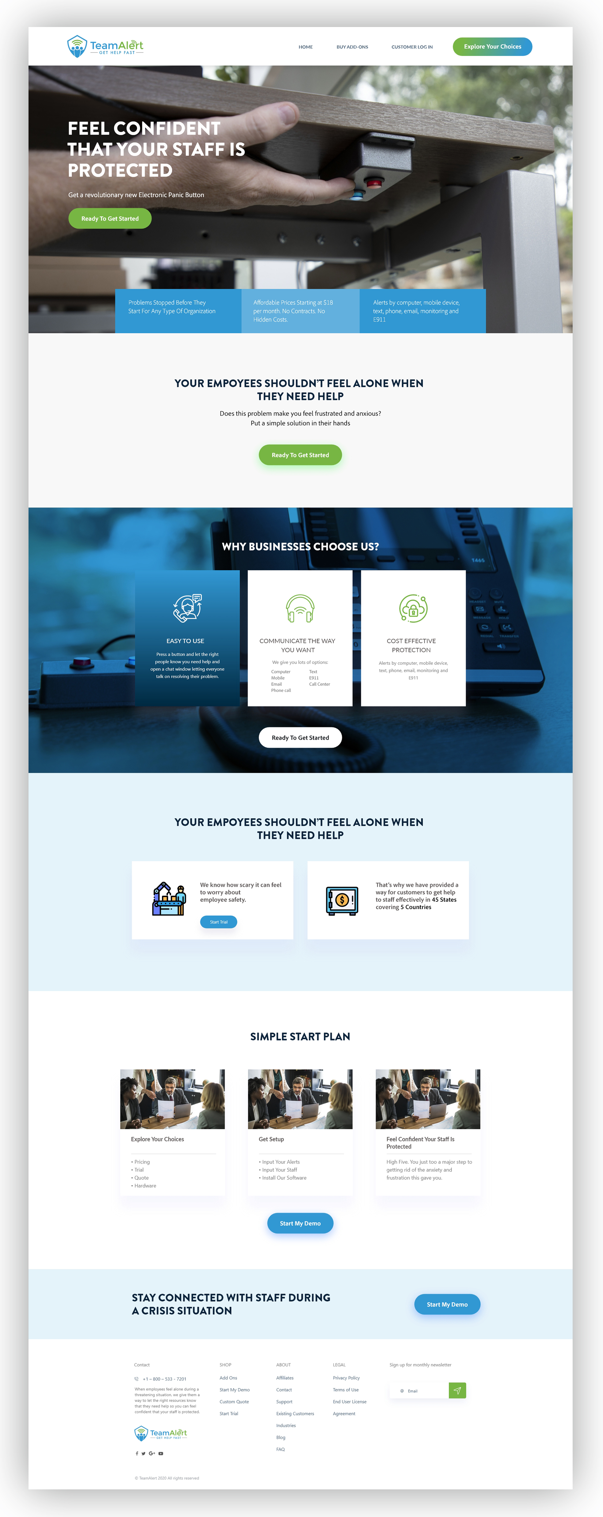 Web-Design von M K G für TeamAlert | Design #25170852