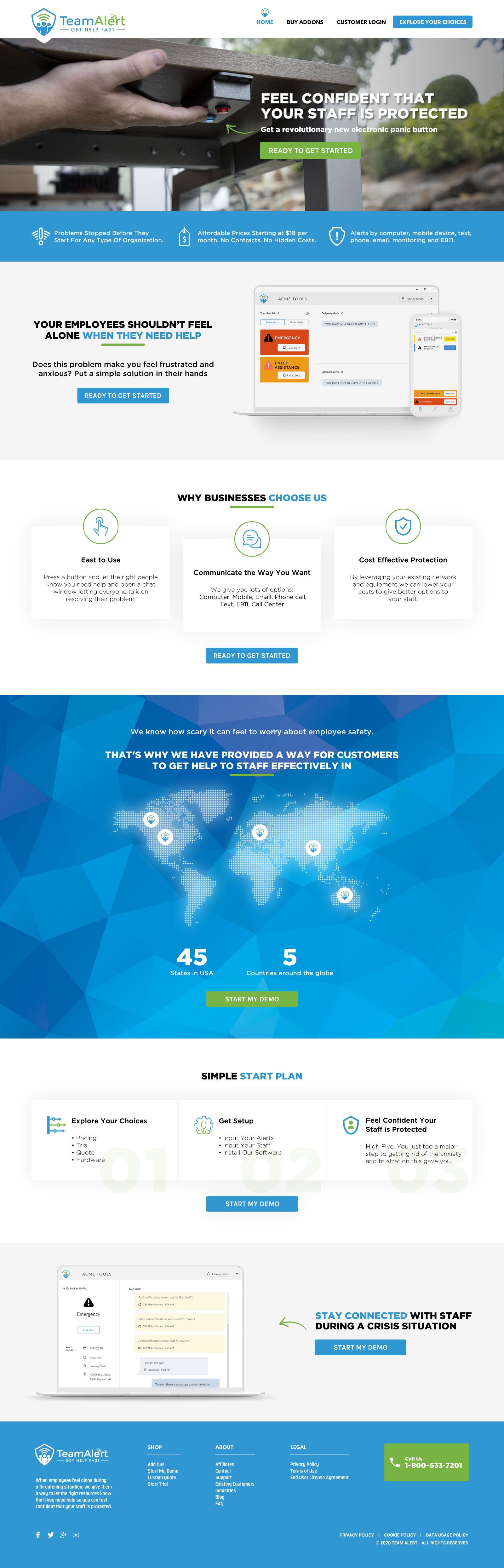 Web-Design von -Marc- für TeamAlert | Design #25164488