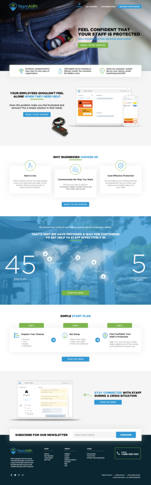 Web-Design von -Marc- für TeamAlert | Design: #25166109