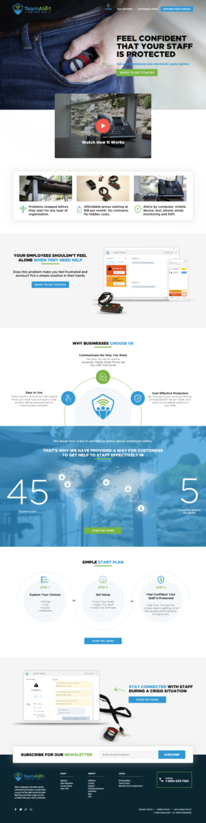 Web-Design von -Marc- für TeamAlert | Design: #25170540