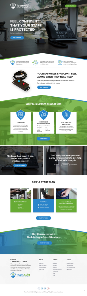 Diseño Web por pb para TeamAlert | Diseño: #25165767