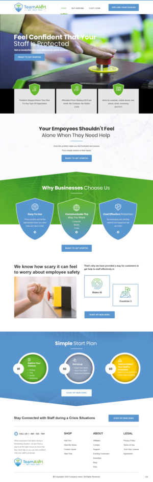Web Design by pb for TeamAlert | Design: #25165776