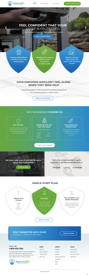 Web Design by pb for TeamAlert | Design: #25165779