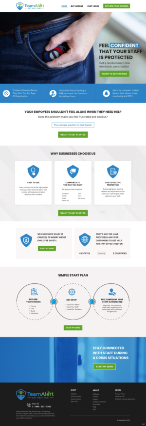 Web-Design von pb für TeamAlert | Design: #25165780