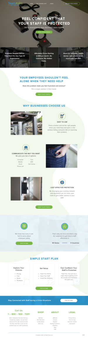 Web Design by pb for TeamAlert | Design: #25165781