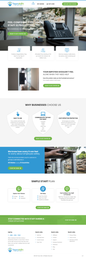 Web-Design von pb für TeamAlert | Design #25171603
