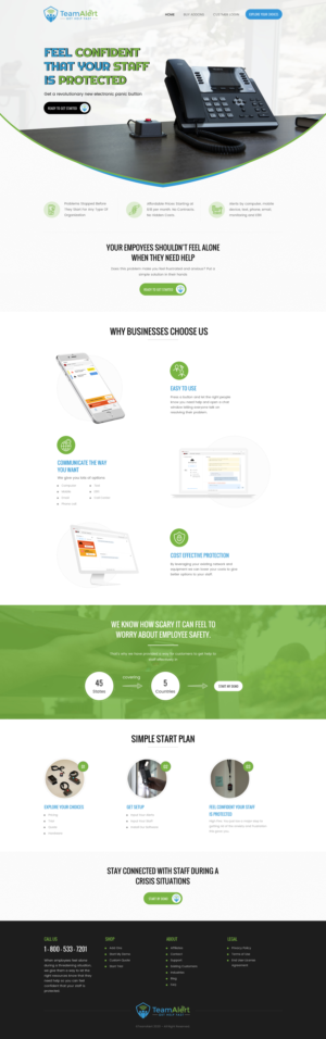 Web-Design von rightway für TeamAlert | Design #25166060