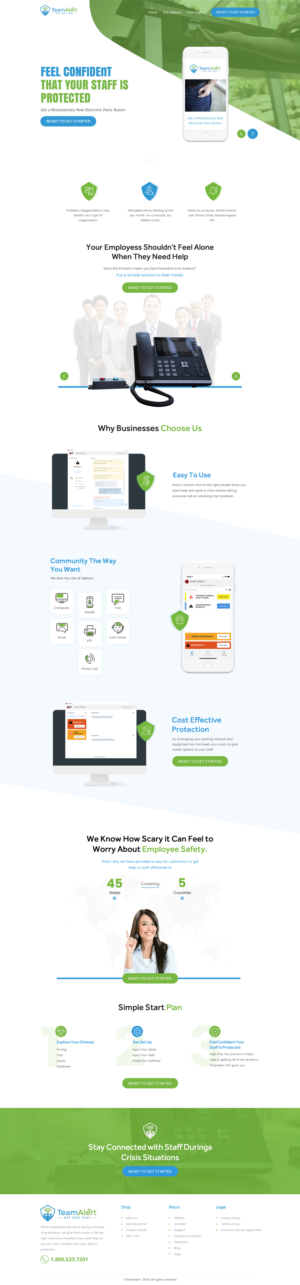 Diseño Web por rightway para TeamAlert | Diseño: #25166064