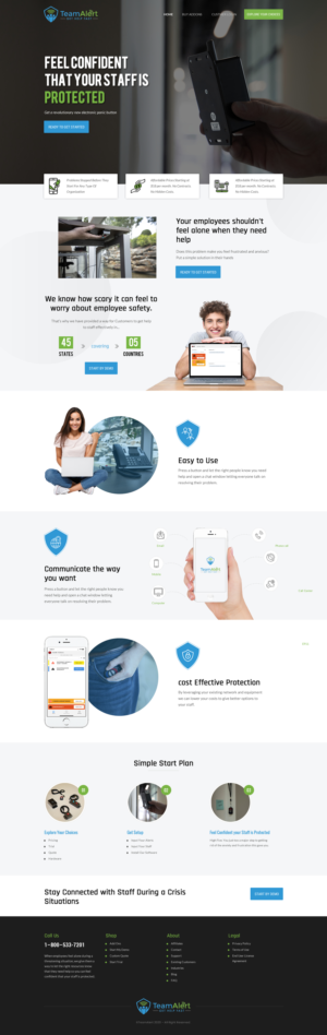 Diseño Web por rightway para TeamAlert | Diseño: #25166066