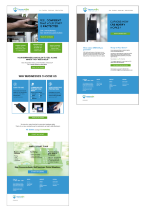 Web Design by wanagaran for TeamAlert | Design: #25162168