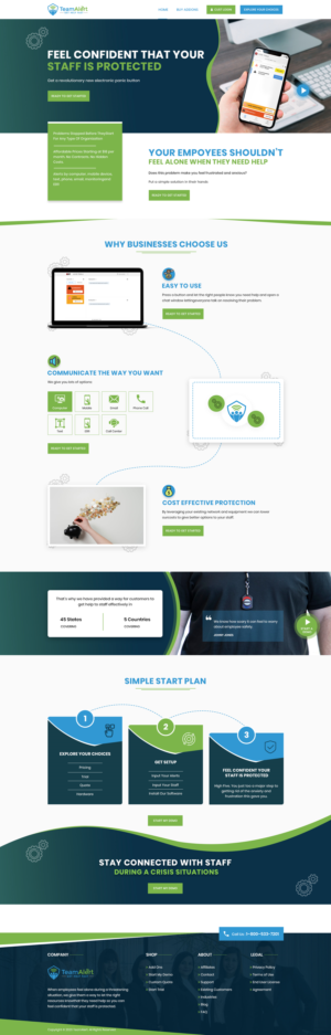 Web-Design von sai.designer87 für TeamAlert | Design #25171387