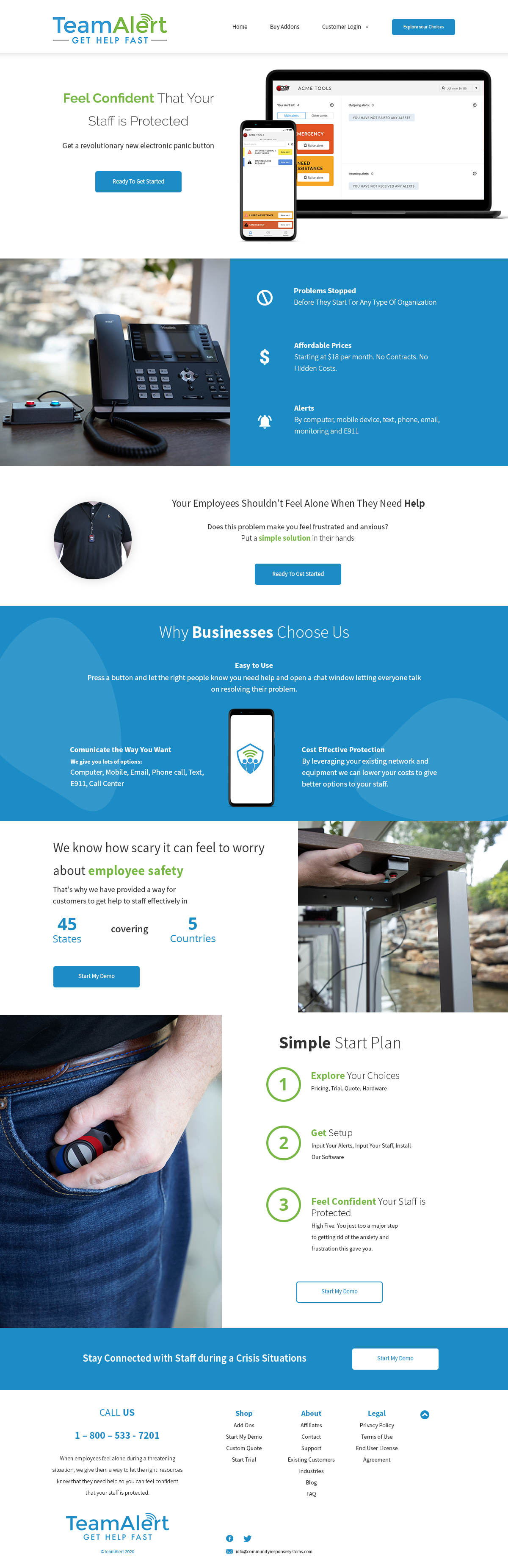 Web Design par MEC pour TeamAlert | Design #25167158
