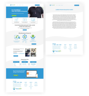 New Website for ReBranded Company - TeamAlert | Diseño Web por ammar_ed