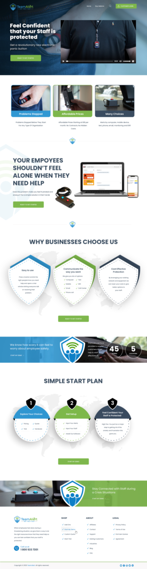 Web-Design von ag622988 für TeamAlert | Design: #25169994