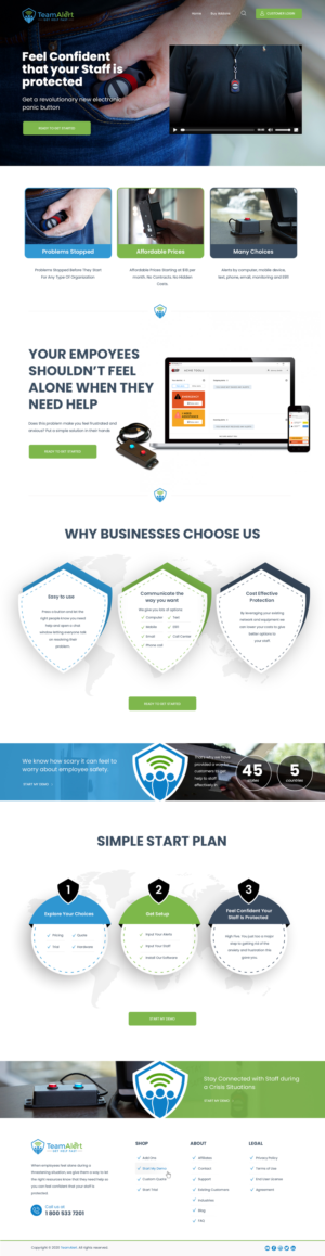 Web-Design von ag622988 für TeamAlert | Design: #25172632