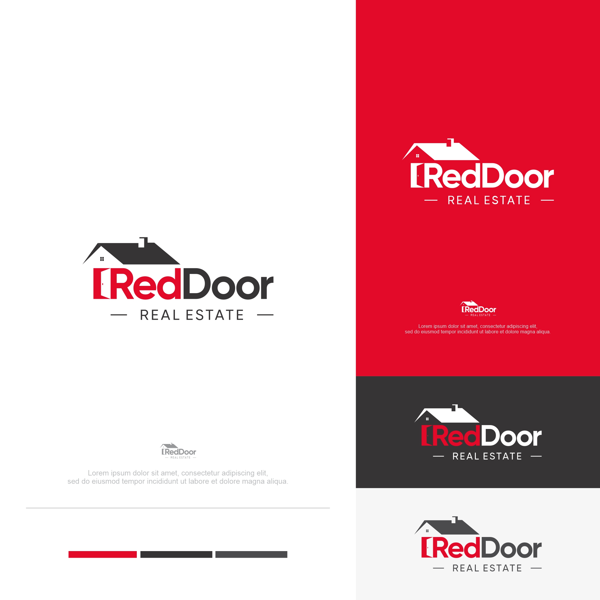 Logo Design by Alexturner for Red Door Real Estate | Design #25153924