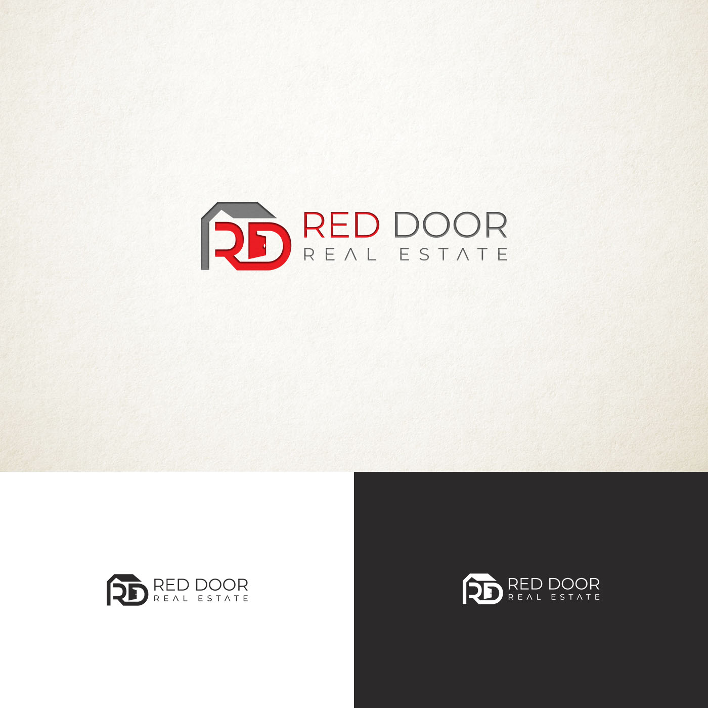 Logo Design by Giuro for Red Door Real Estate | Design #25587691
