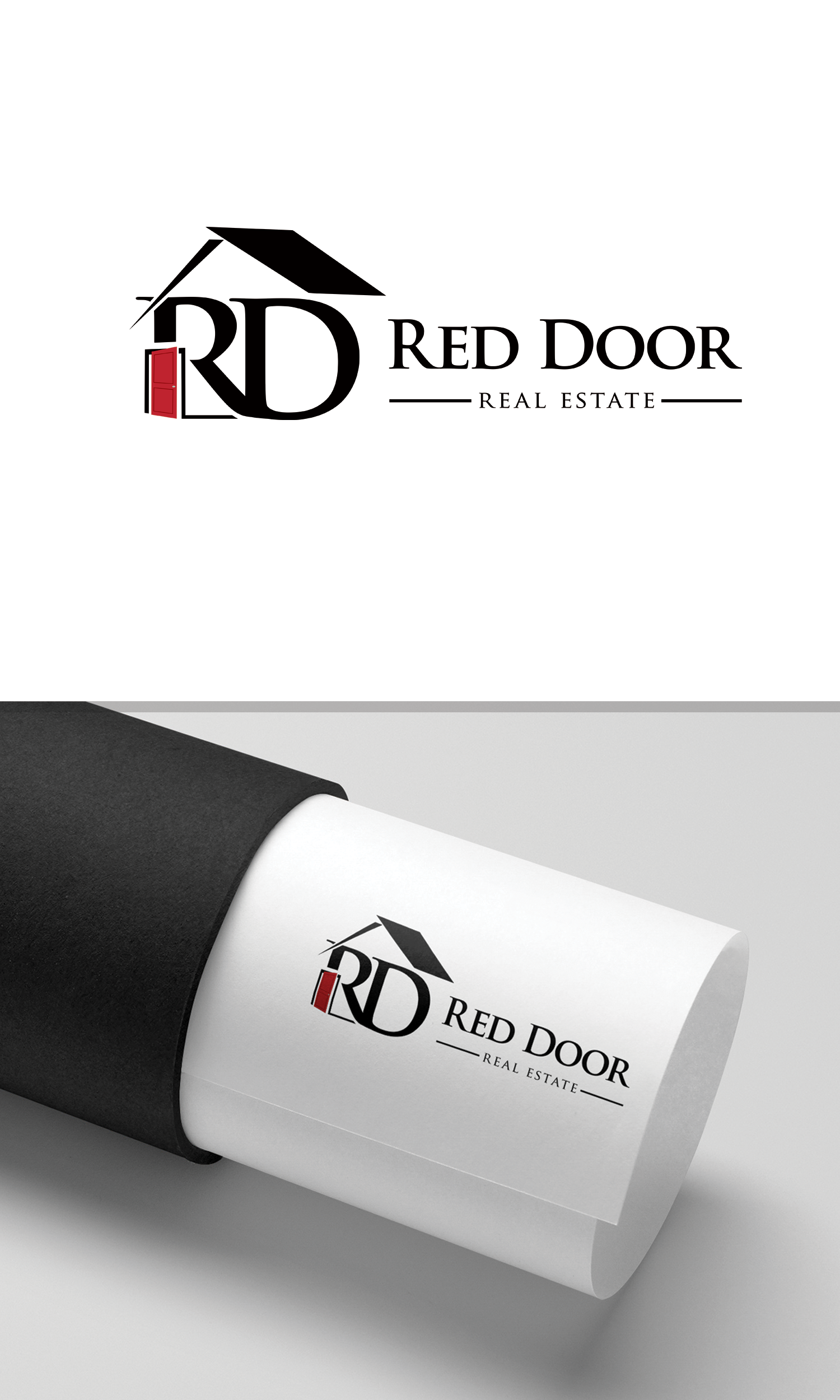 Logo Design by H4R5Z for Red Door Real Estate | Design #25170227