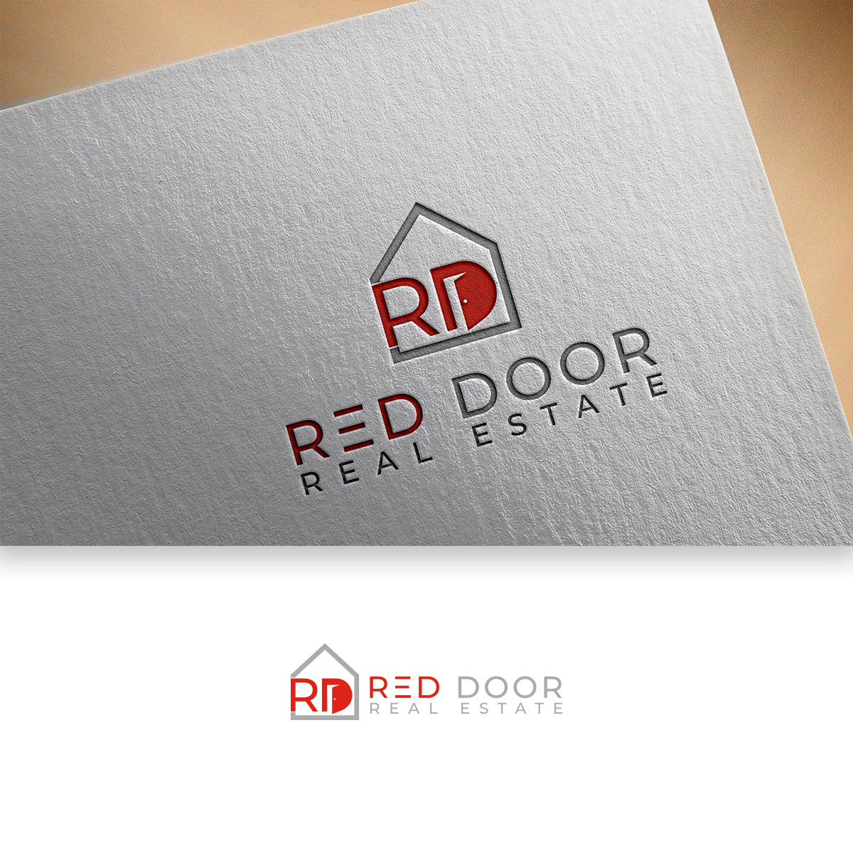Logo Design by DesignDUO for Red Door Real Estate | Design #25540968