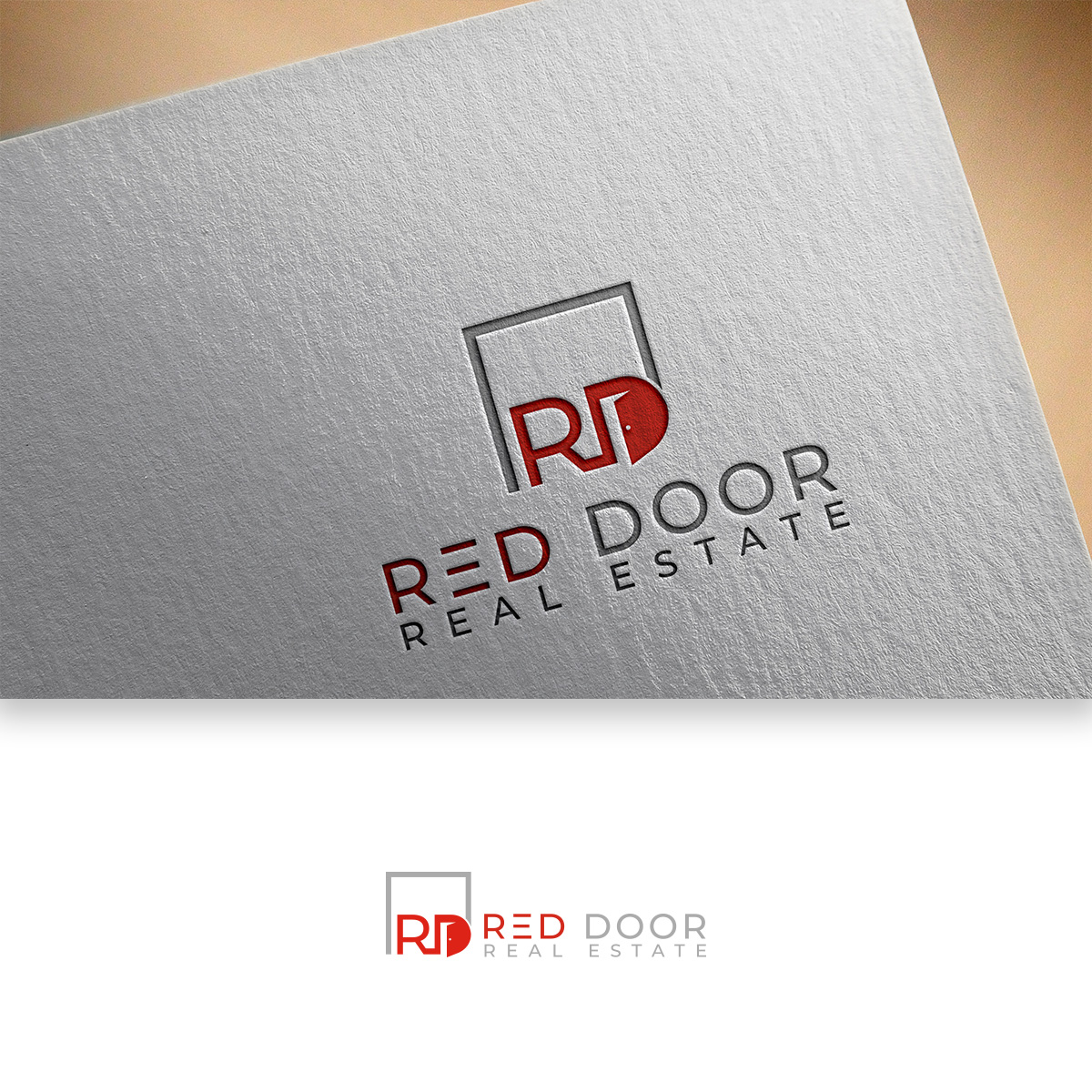 Logo Design by DesignDUO for Red Door Real Estate | Design #25592683