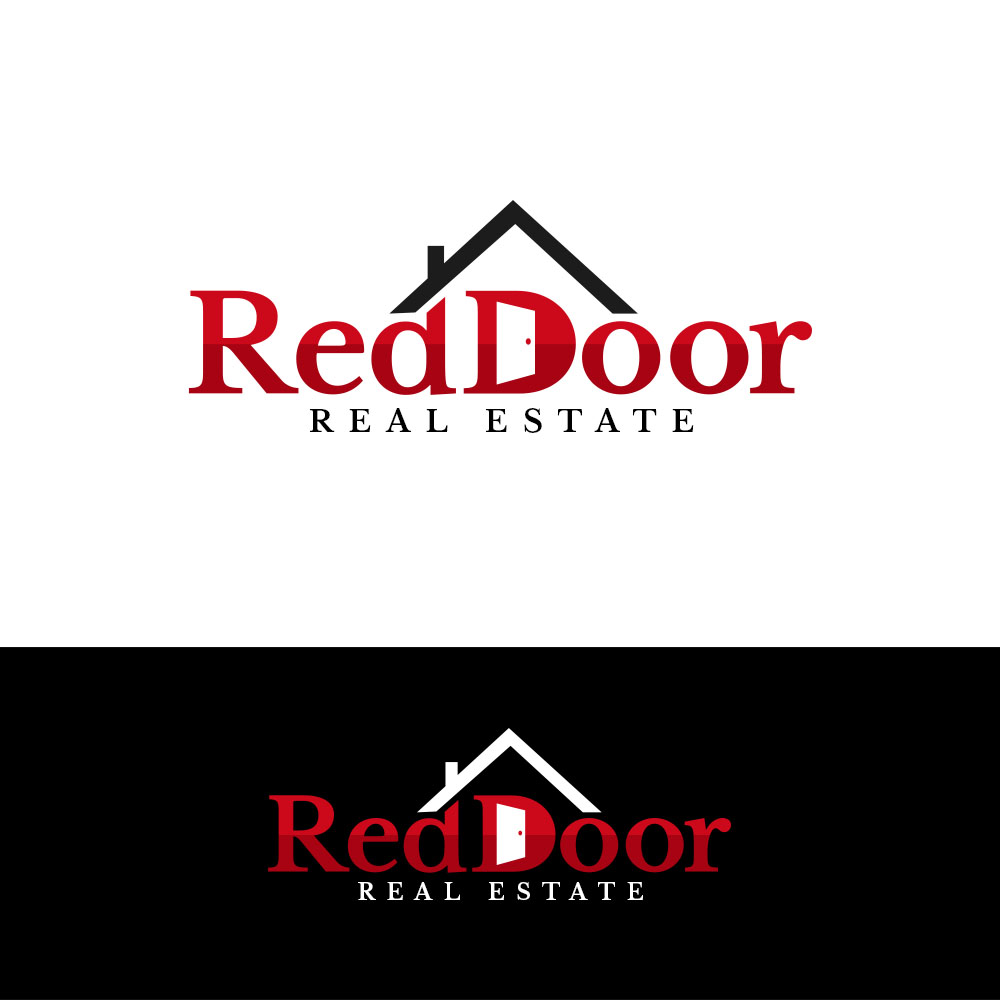 Logo Design by PsyPen for Red Door Real Estate | Design #25156357