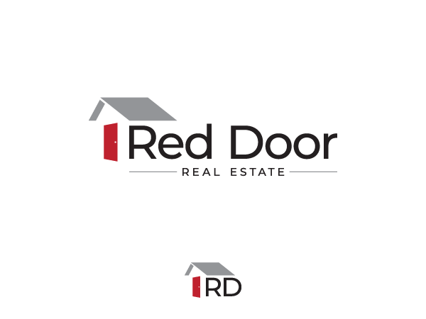 Logo Design by Sacril for Red Door Real Estate | Design #25169544