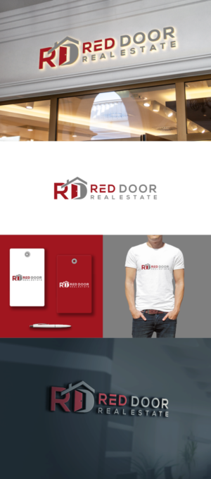 Logo Design by fatiyadesign for Red Door Real Estate | Design: #25539626