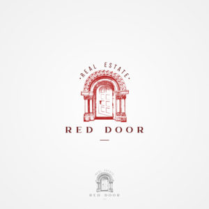Red Door Real Estate - this is the full name of our company. I think including real estate in the logo is important to portray the services we offer but open to only using Red Door if the design can portray our services without it. | Logo Design by GVisions