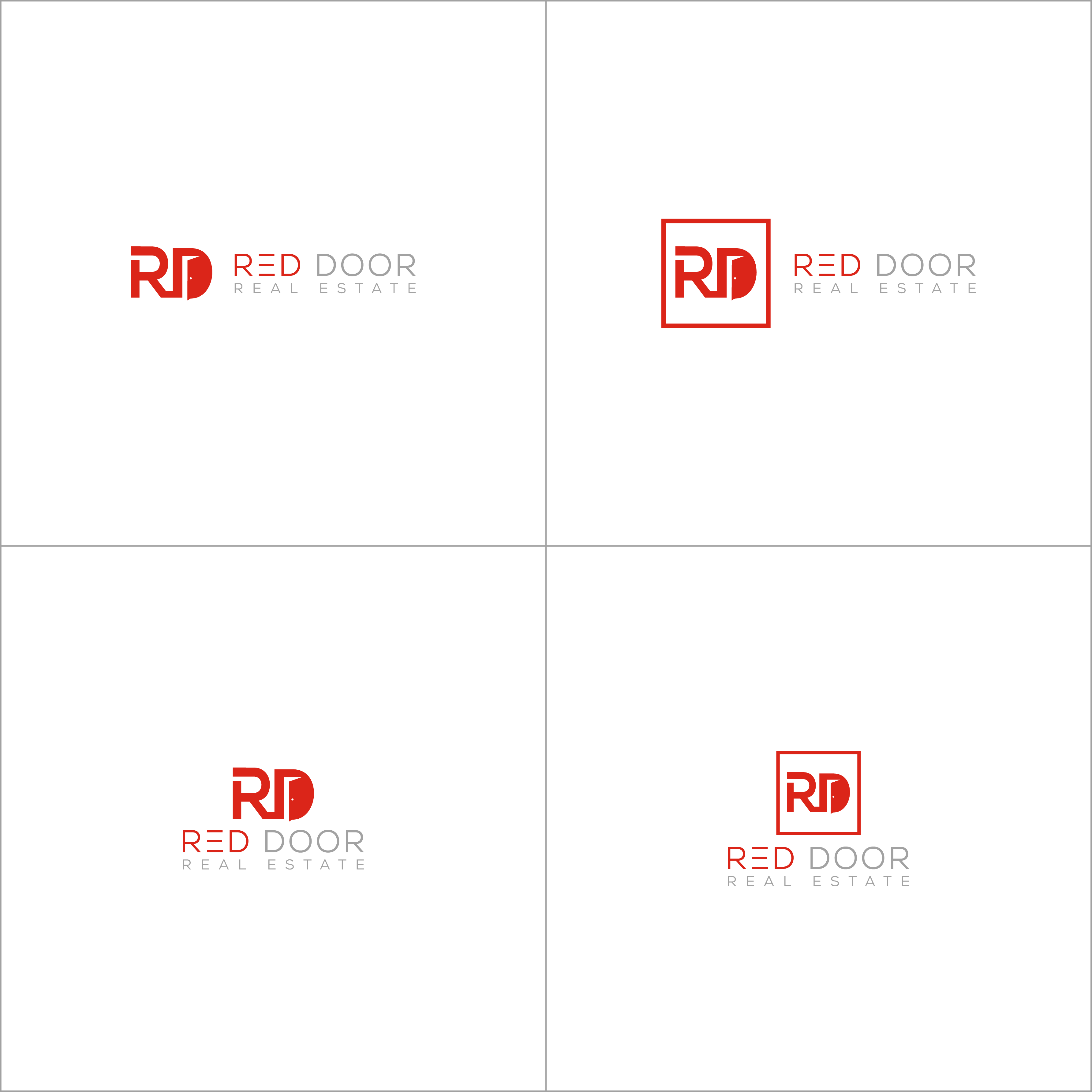 Logo Design by Mir Akrash Ahmed for Red Door Real Estate | Design #25587411