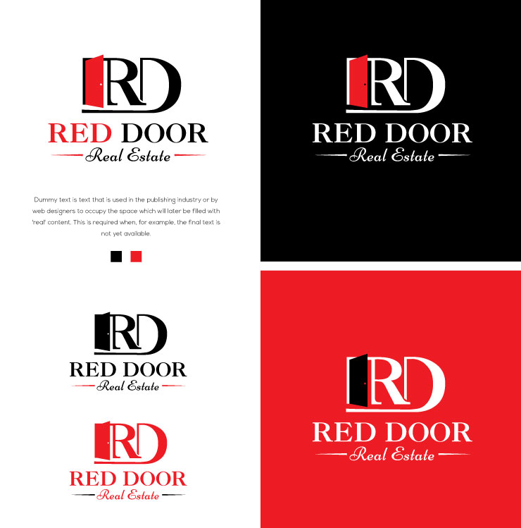 Logo Design by u2square for Red Door Real Estate | Design #25157108