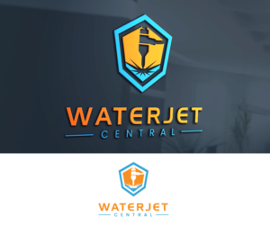 Waterjet Central or WJC | Logo Design by GoodTimes$$$