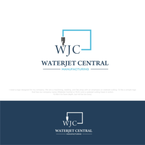 Waterjet Central or WJC | Logo Design by M 8