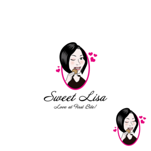 Sweet Lisa, Love at First Bite | Logo Design by Grapi