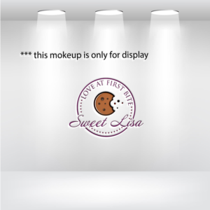 Sweet Lisa, Love at First Bite | Logo Design by Ochieng