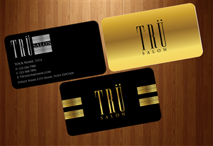 Business Card Design by harmi_199 for trü salon inc | Design: #3086428