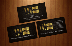 Business Card Design by harmi_199 for trü salon inc | Design: #3086521