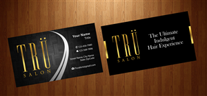 Business Card Design by harmi_199 for trü salon inc | Design: #3086928