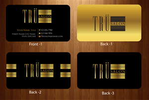 Business Card Design by harmi_199 for trü salon inc | Design: #3348352