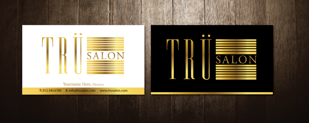 Business Card Design by meet007 for trü salon inc | Design #3086940