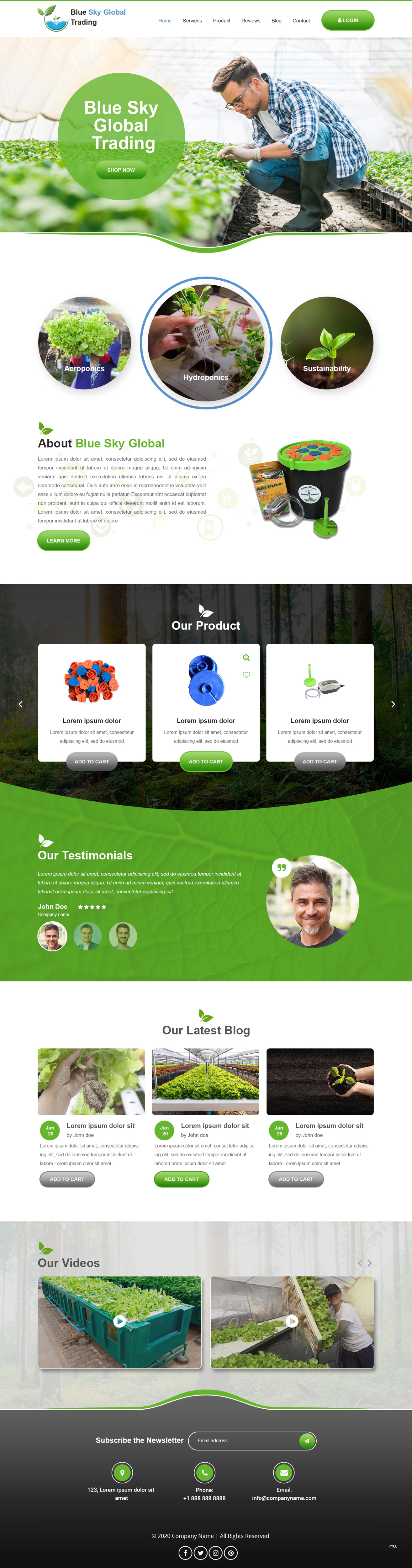 Web Design by pb for Blue Sky Global Trading Pty Ltd | Design #25165798