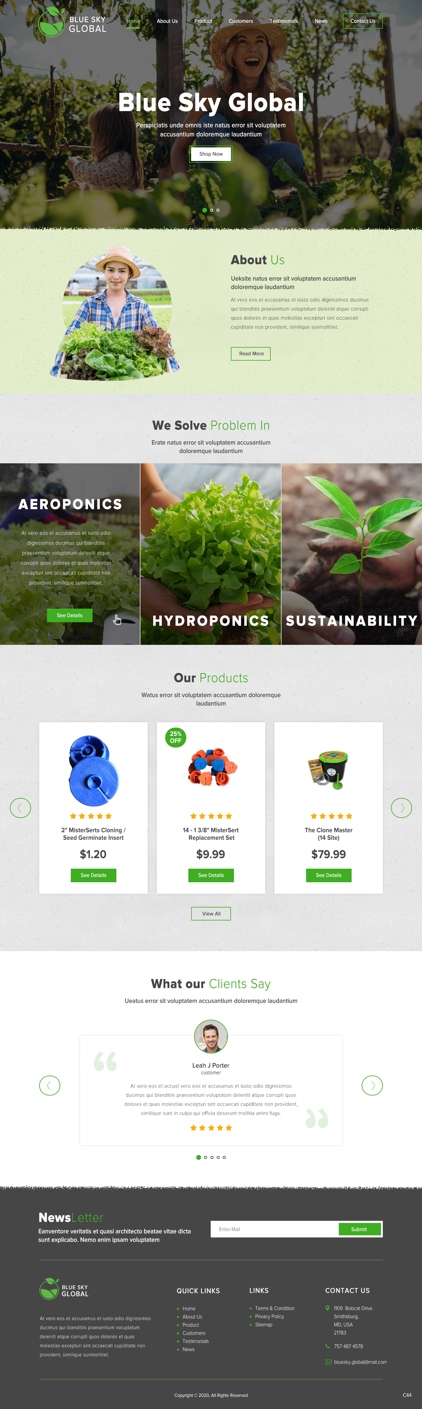 Web Design by pb for Blue Sky Global Trading Pty Ltd | Design #25165808