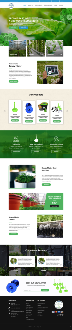 Web Design by pb for Blue Sky Global Trading Pty Ltd | Design: #25182089