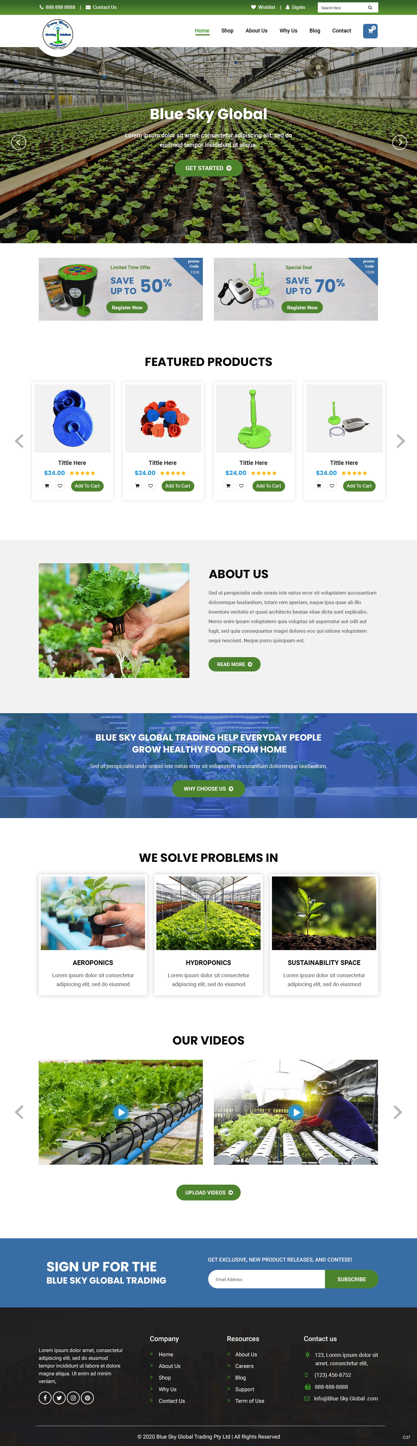 Web-Design von pb für Blue Sky Global Trading Pty Ltd | Design #25182095