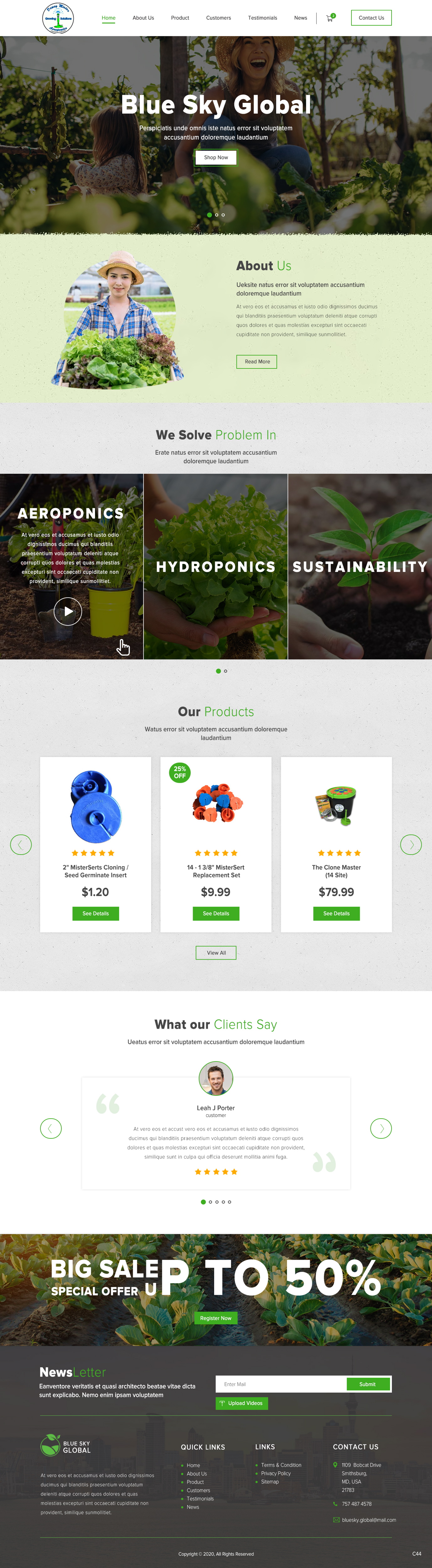 Diseño Web por pb para Blue Sky Global Trading Pty Ltd | Diseño #25182096