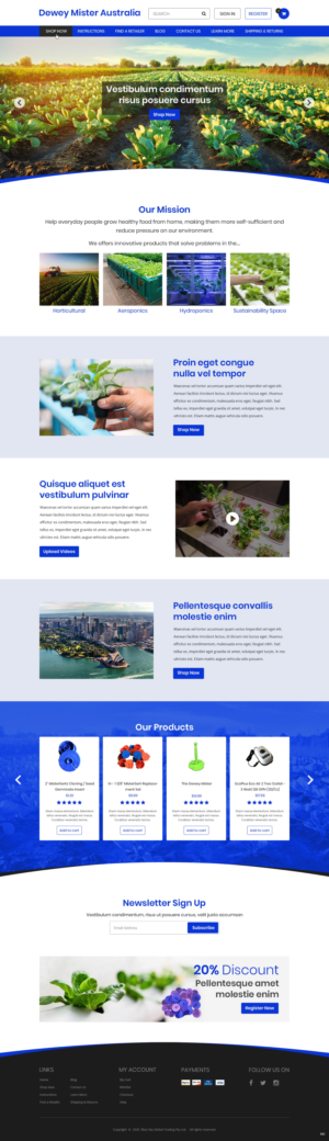 Web Design by pb for Blue Sky Global Trading Pty Ltd | Design: #25182099